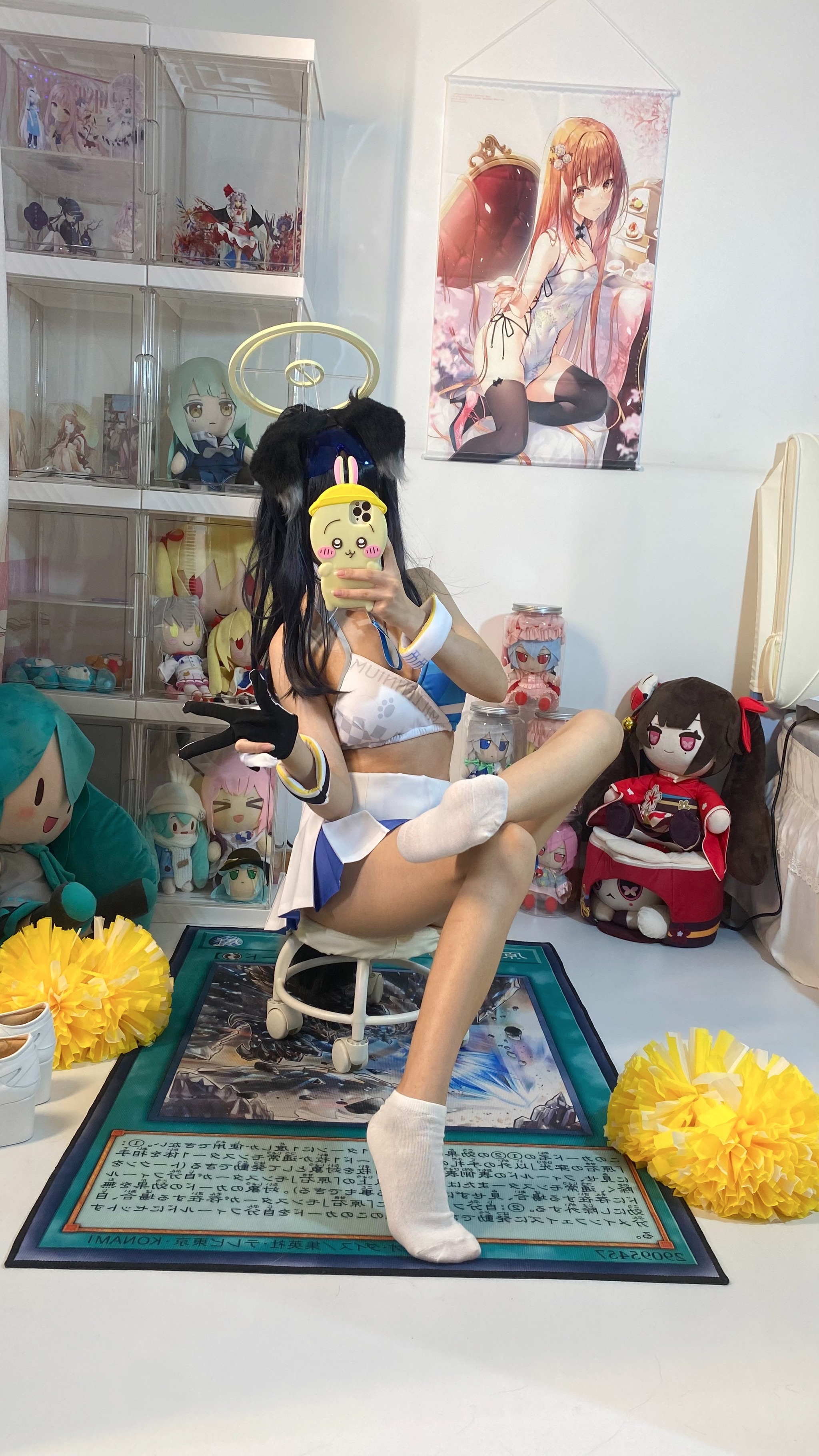 白栎Shirly - NO.052 蔚蓝档案 猫冢响·应援团[88P10V]-XikXak